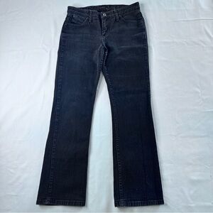 Q-Baby No‎ Gap Waistband Wrangler Flare Jeans Size 7/8 Grey